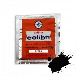 COLIBRI ANILINA NEGRO AZABACHE x 20gr